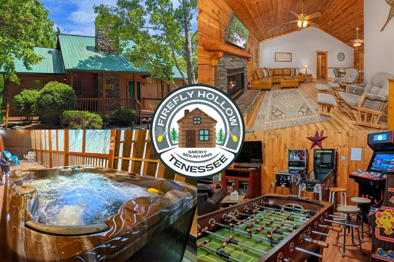 Firefly Hollow Cabin - Smoky Mountains - Soaky Mountain Water Park - Sevierville Convention Center Pigeon Forge Eksteriør billede